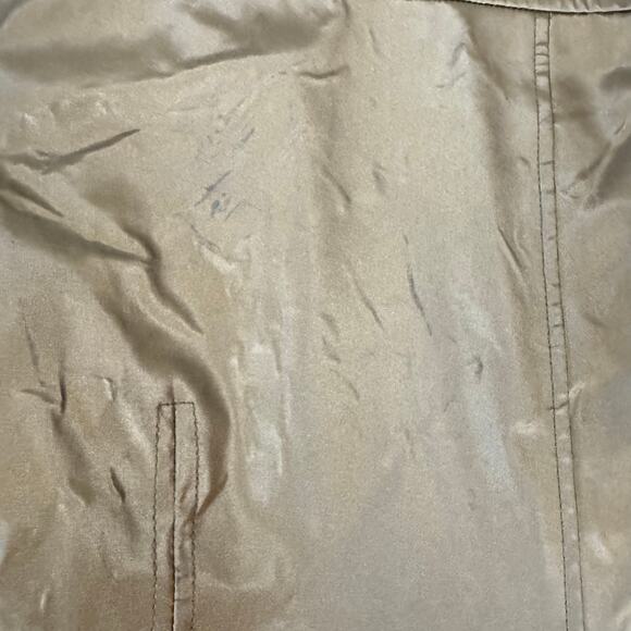 VTG Colebrook & Co Large Chic Faux Fur Collar Removable Vinyl Retro Lined Jacket - Picture 14 of 16